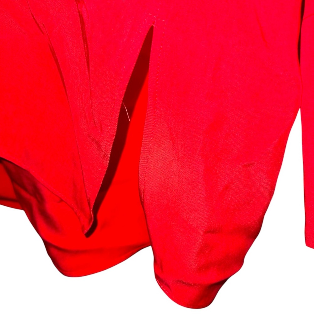 𝐙𝐀𝐑𝐀 | RED LONG SLEEVE TOP - Picture 7 of 10